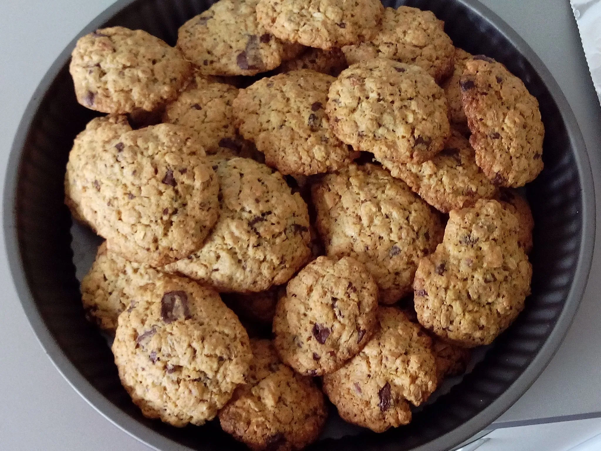 cookies a lavoine au chocolat et aux noisettes