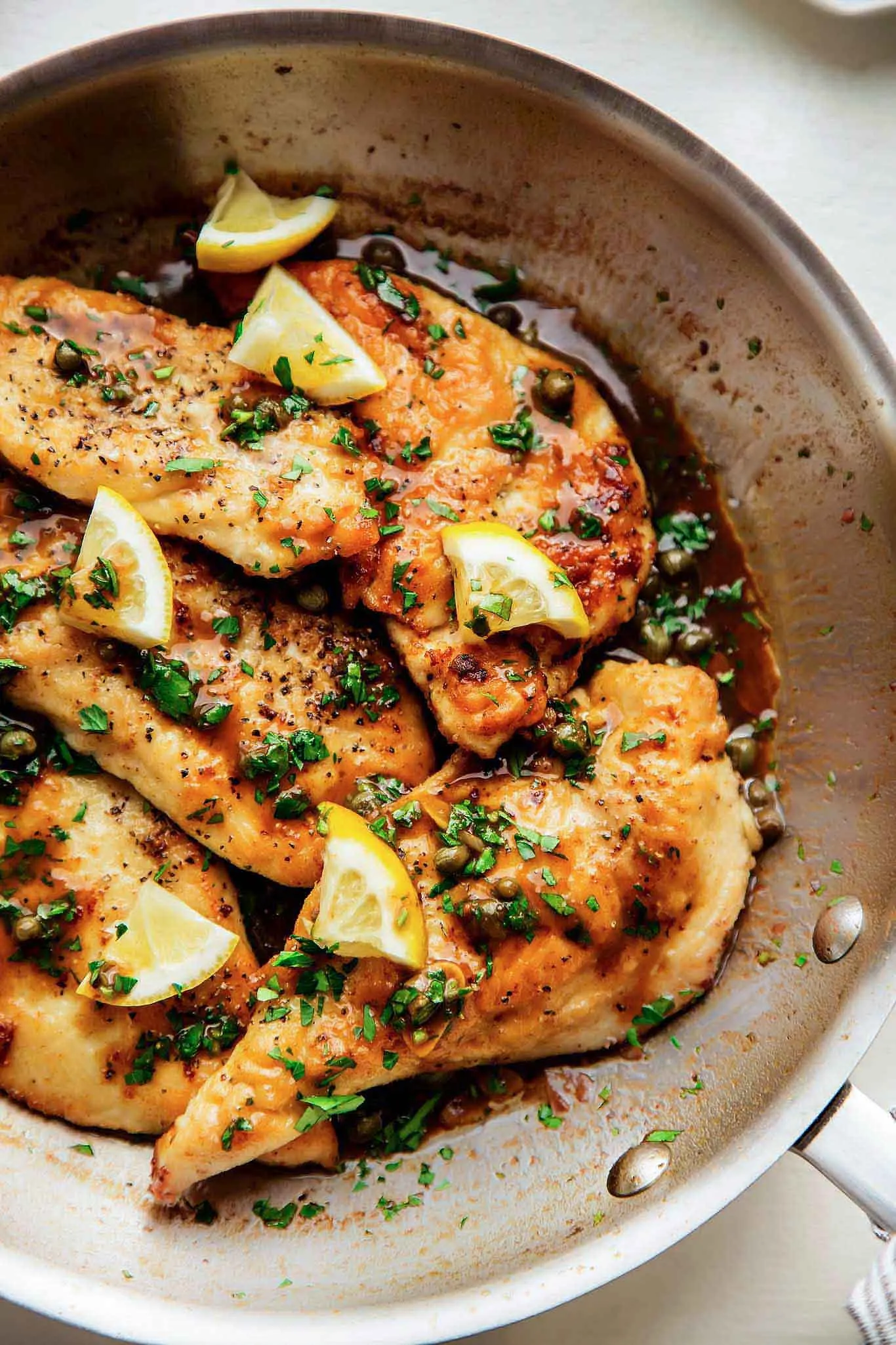 creamy grilled chicken piccata