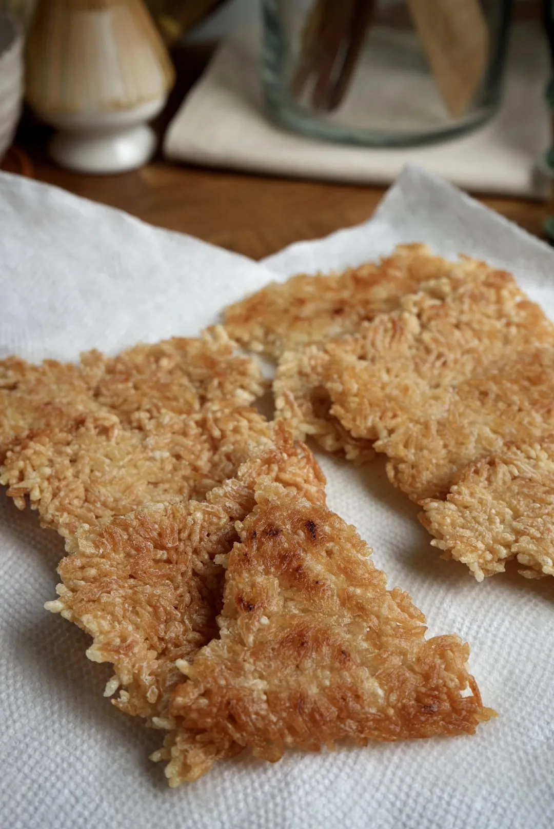 crispy scorched rice chips