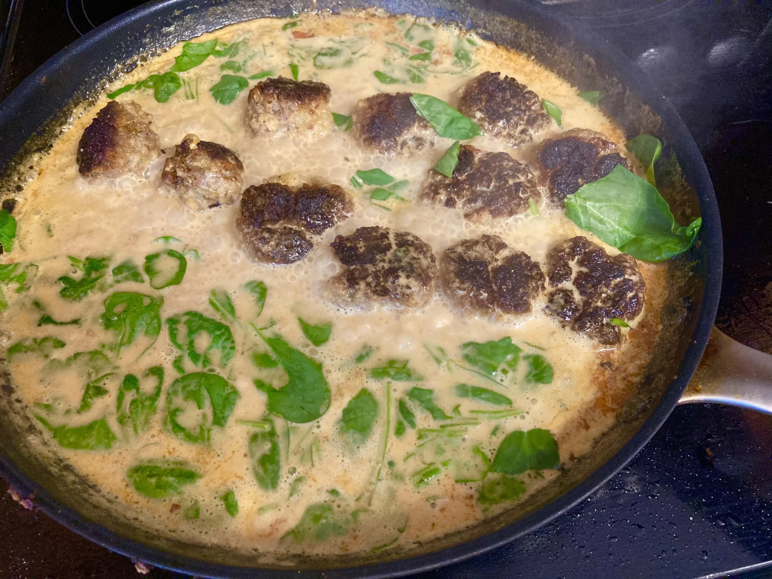 meatballs in fragrant coconut broth