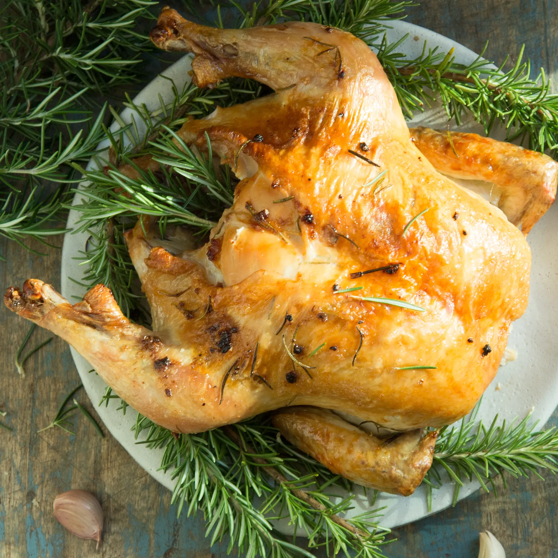 rosemary garlic roasted chicken