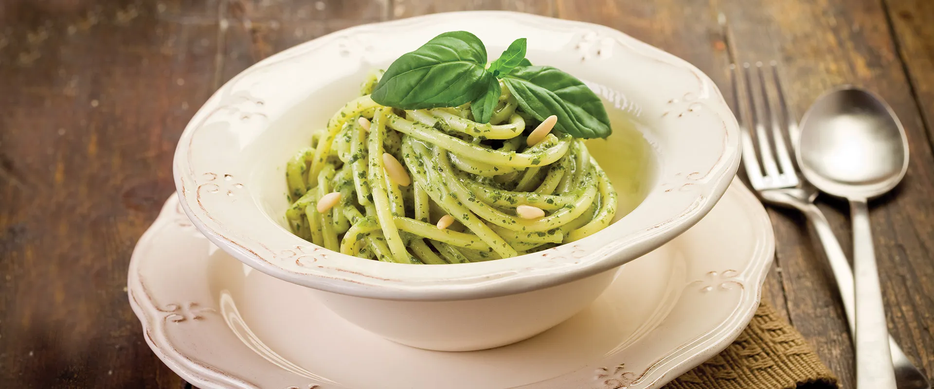 spaghetti al pesto di castagne