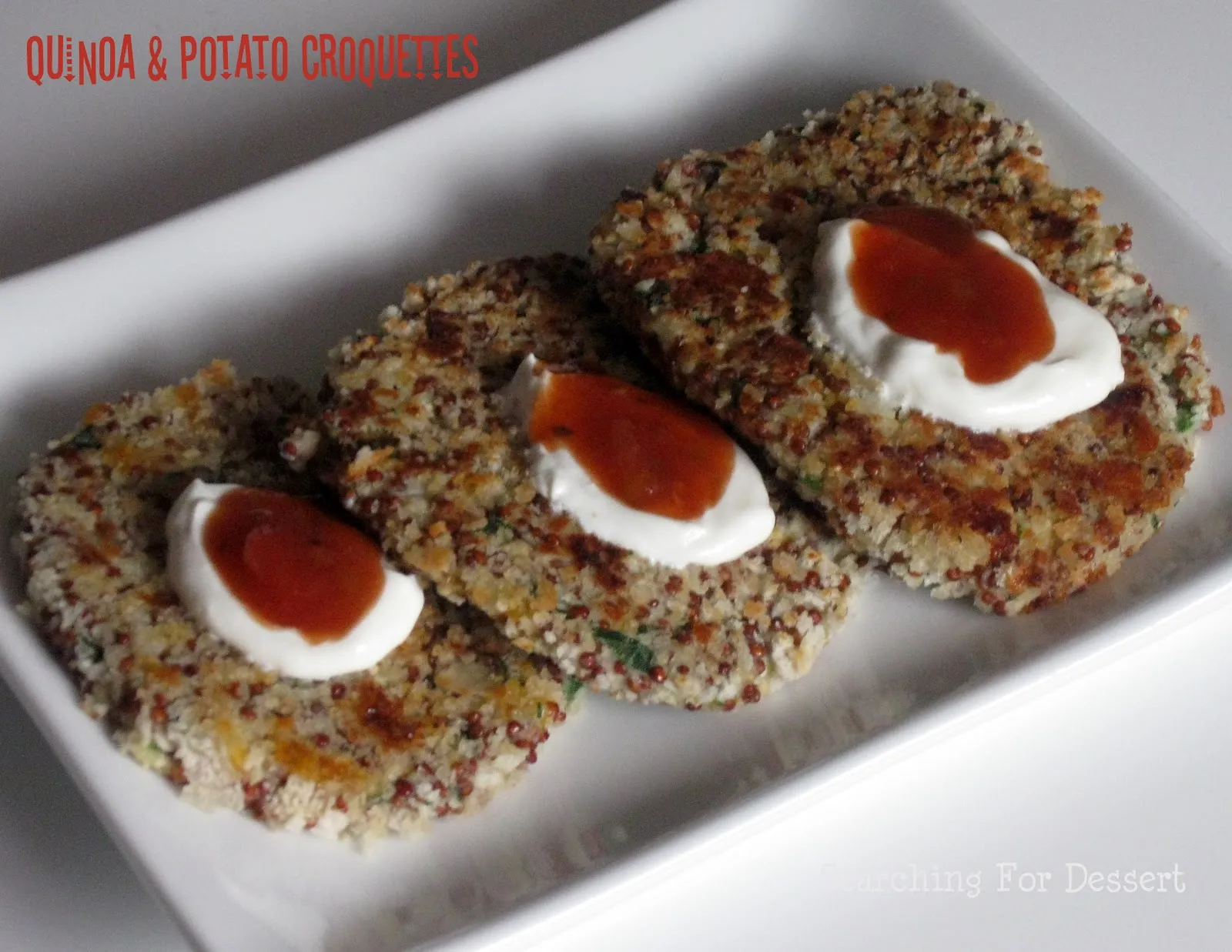 spicy quinoa and potato croquettes
