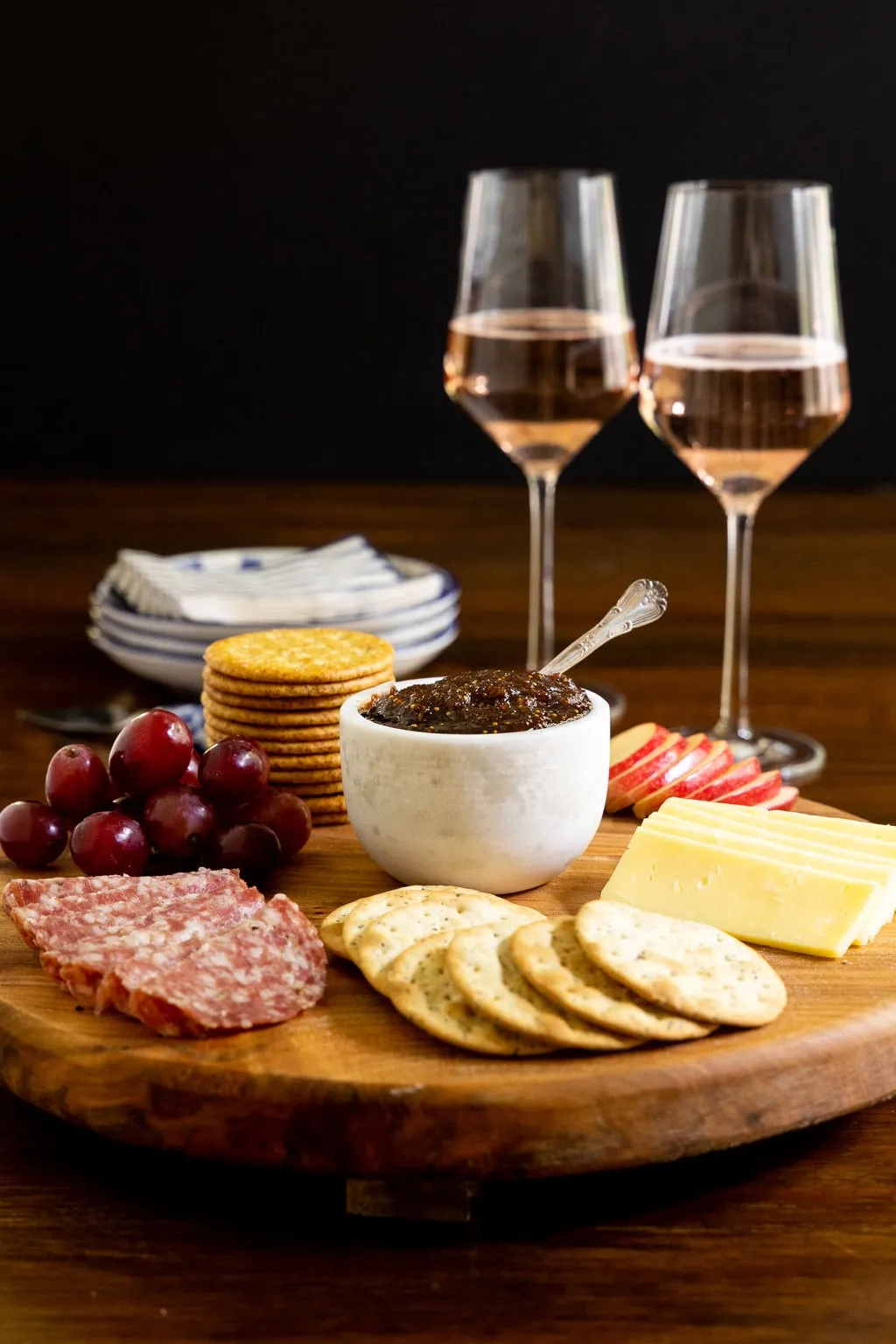 sweet and spicy fig spread