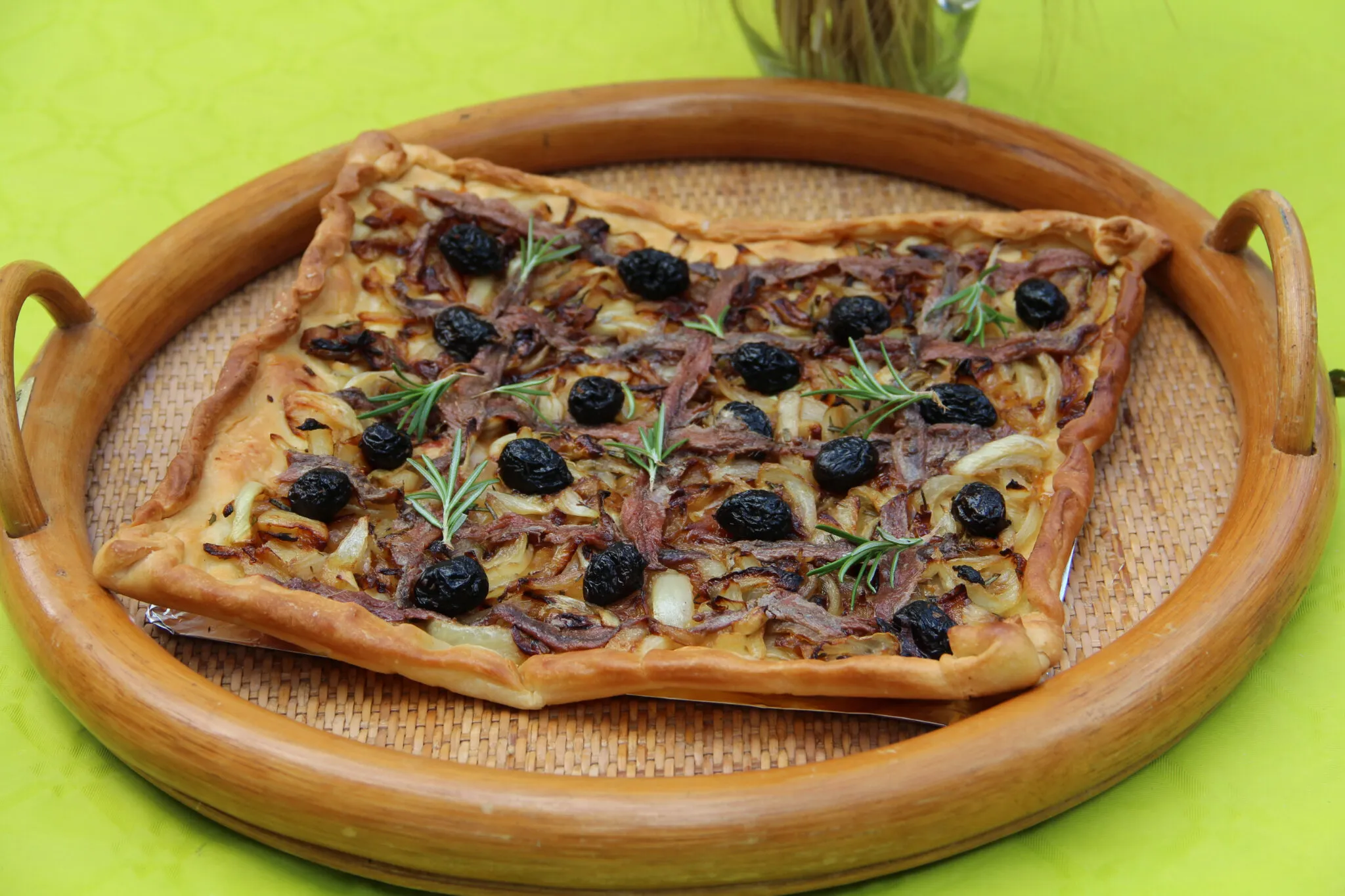 tarte suedoise aux anchois et aux oignons
