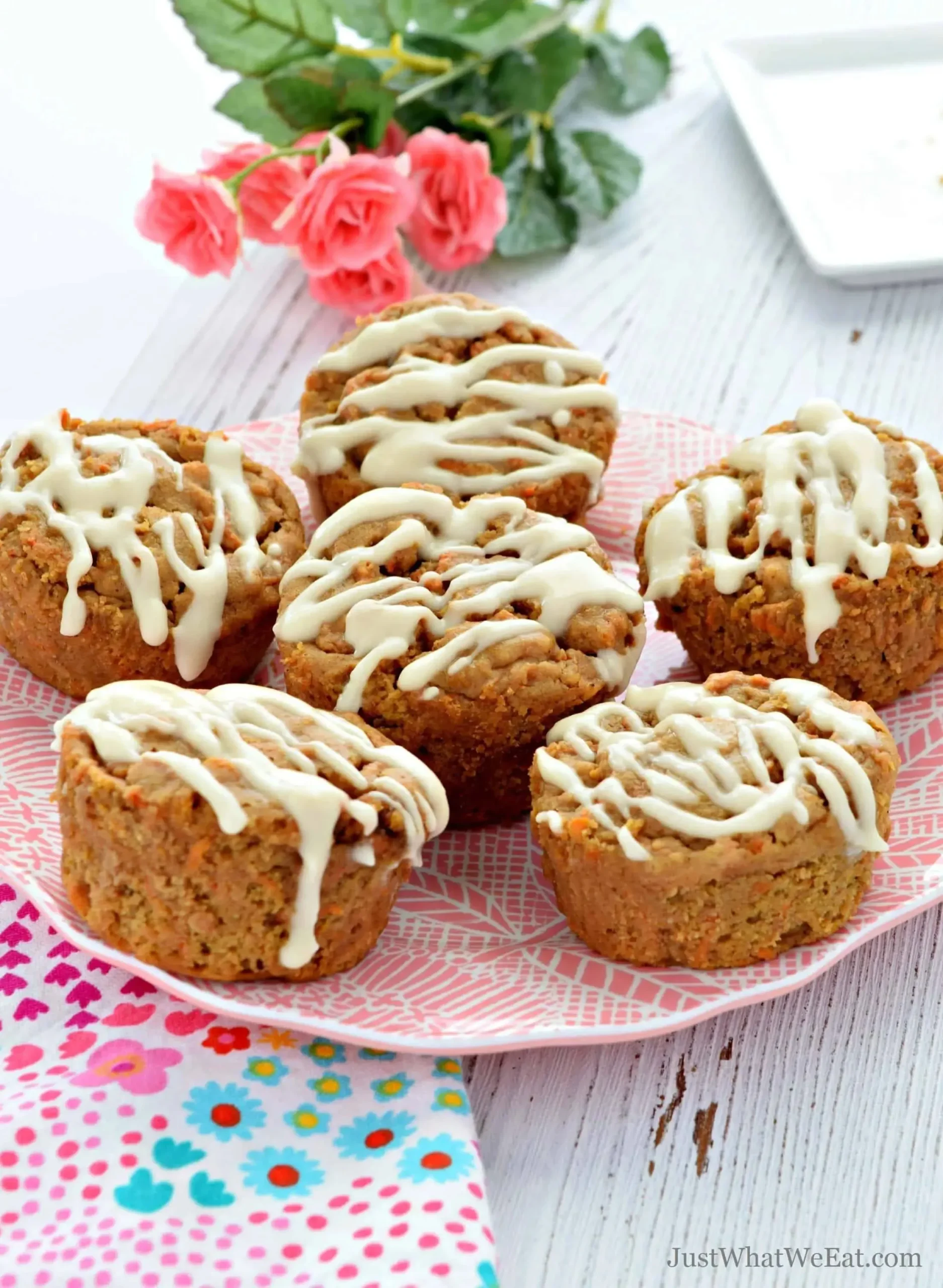vegan gluten free carrot muffins